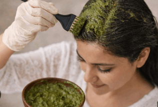 تصویر 4 از حنا هندی مشکی برای مو با رنگ دهی قوی و طبیعی